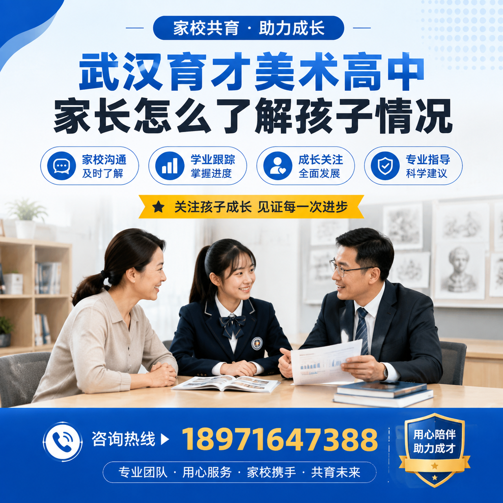 在，家长如何获取武汉育才美术高中的孩子信息