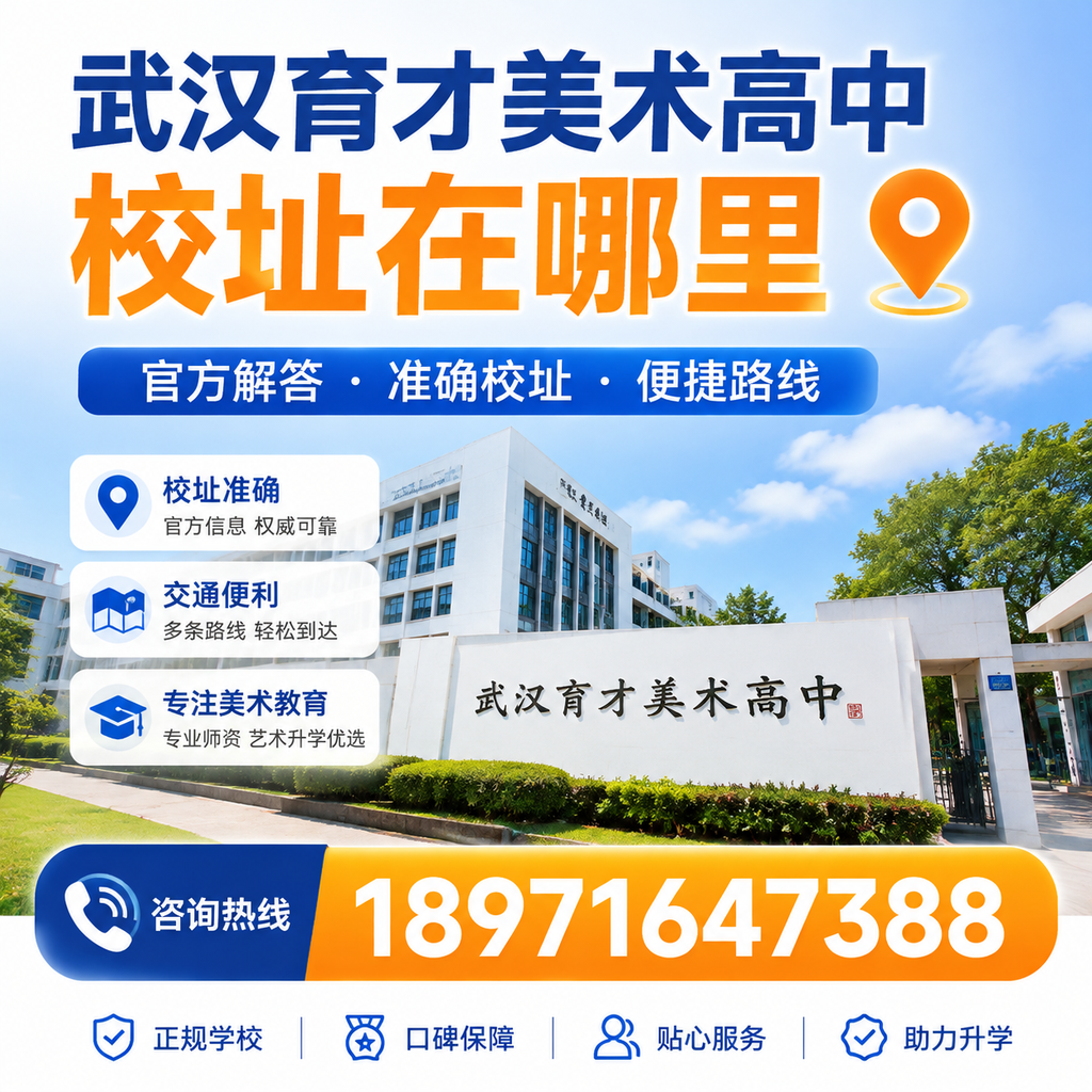 武汉育才美术高中校址的地理位置及周边设施评测