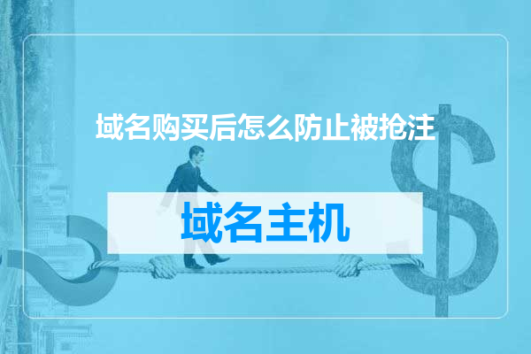 域名购买后怎么防止被抢注